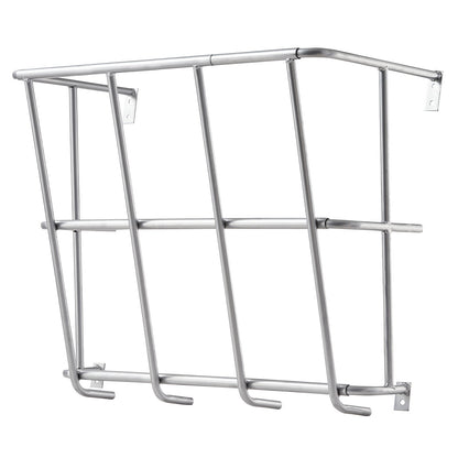 Cattle Hay Feeder 18.5 Gallons Wall Mounted Goat Hay Rack for Horses