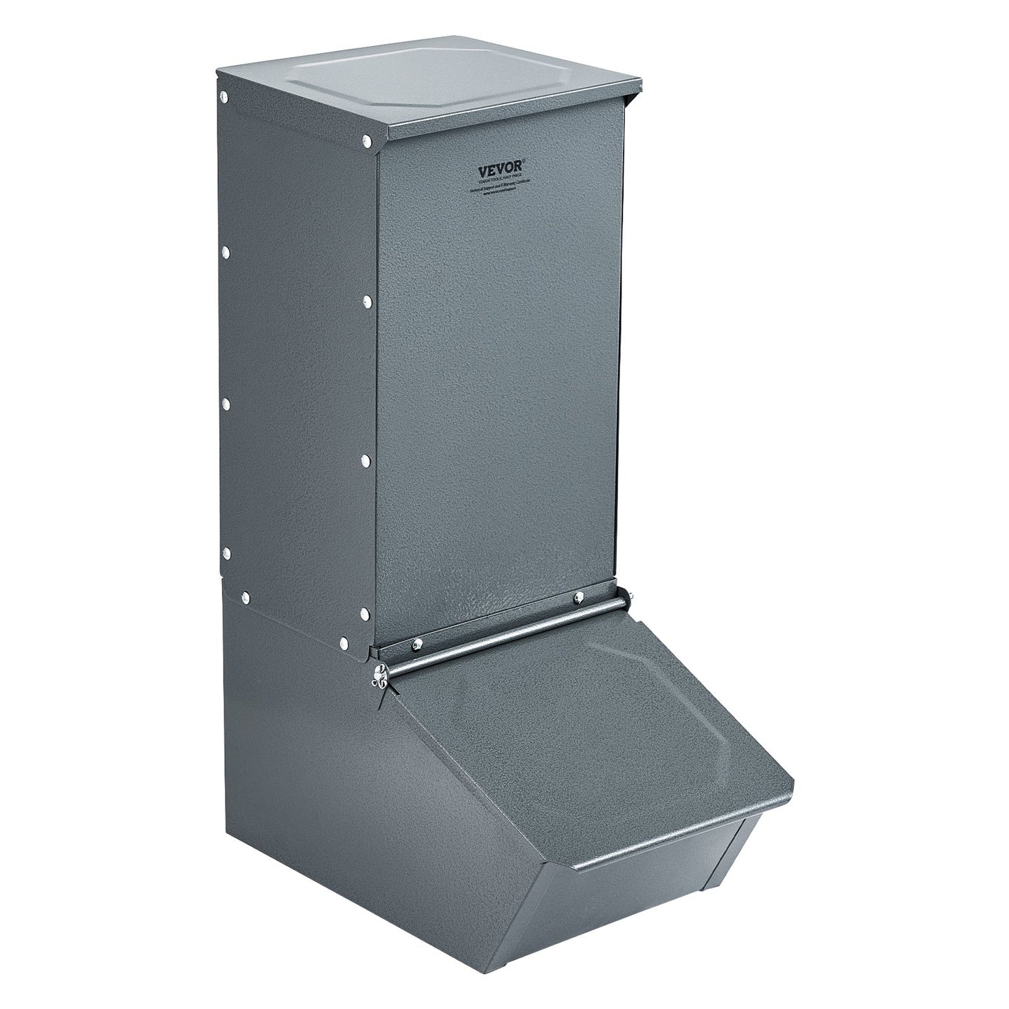 Hog Feeder 2.2 Bushel Metal Double Door Pig Feeder Feeds up to 5 Pigs