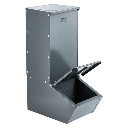 Hog Feeder 2.2 Bushel Metal Double Door Pig Feeder Feeds up to 5 Pigs