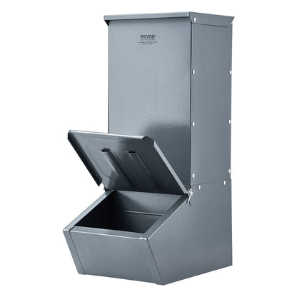Hog Feeder 2.2 Bushel Metal Double Door Pig Feeder Feeds up to 5 Pigs
