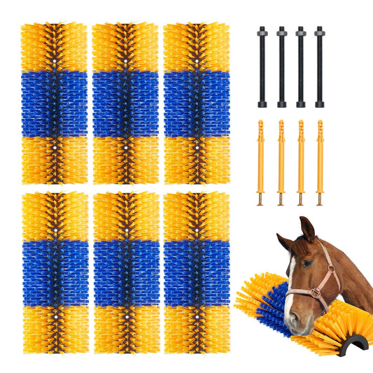 Cattle Scratching Brush 6pcs Itch Relief Horse Scratching Brush 20 inch
