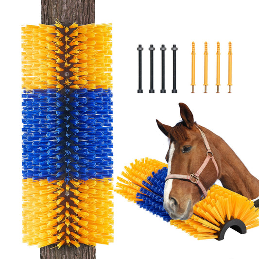 Livestock Scratching Brush 17.1 in Horse Scratcher Brush to Relieve Itching