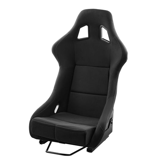 1 Set Racing Seat Integrated Racing Chair with Velour Fabric &amp; Slider