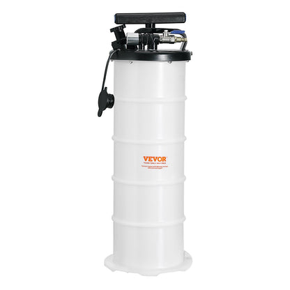 Flüssigkeitsabsauger, 1,74 Gallonen (6,5 Liter), pneumatischer/manueller Ölwechsler, Vakuum-Flüssigkeitsabsauger mit Ölmessstab und Saugschlauch, Ölabsauger-Ersatzpumpe zum Vakuumsaugen von Fahrzeugflüssigkeiten