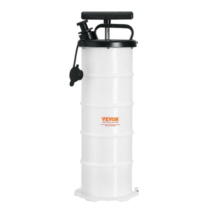 Liquid Extractor, 1.74 Gallons (6.5 Liters), Manual Hand Operated Oil Changer Vacuum Liquid Extractor with Dipstick and Hose, Oil Extraction Pump for Vacuum Evacuation of Automotive Fluids