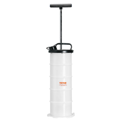 Liquid Extractor, 1.74 Gallons (6.5 Liters), Manual Hand Operated Oil Changer Vacuum Liquid Extractor with Dipstick and Hose, Oil Extraction Pump for Vacuum Evacuation of Automotive Fluids
