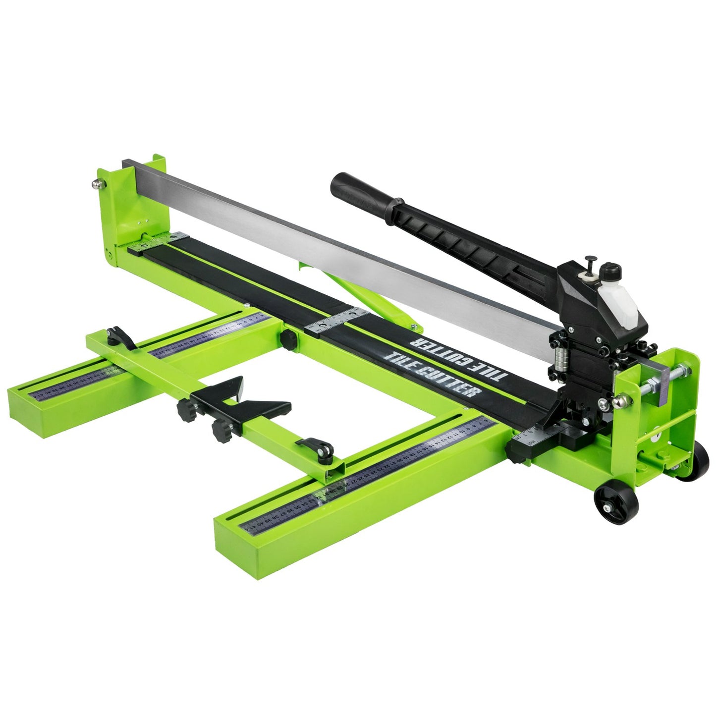 39-tums kakelskärare manuell kakelskärare, med volframkarbidskärhjul Professionell vinylplankskärare, justerbar laserguide för precisionsskärning av porslinskeramiska golvplattor