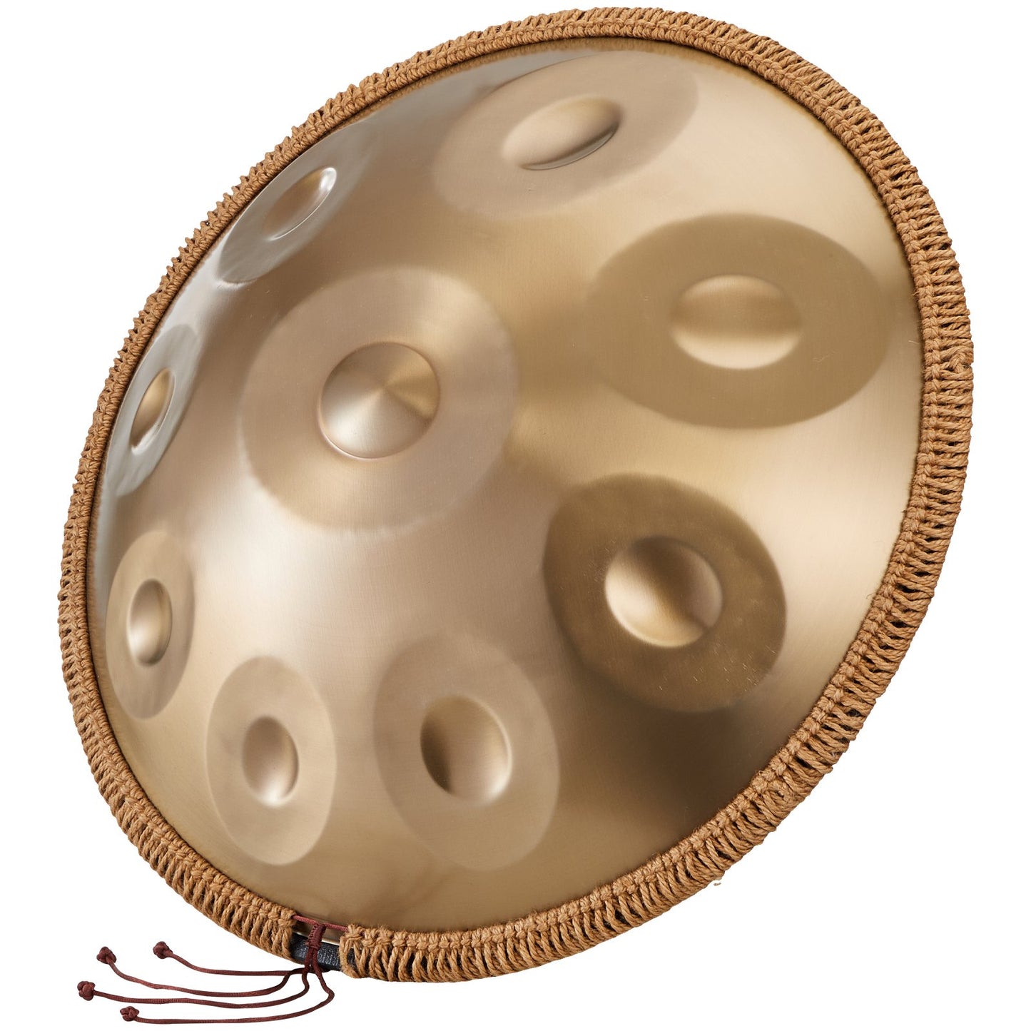 Handpan Trumma 22 in 9 Notes D Minor Steel Handtrumma med klubbor för vuxna