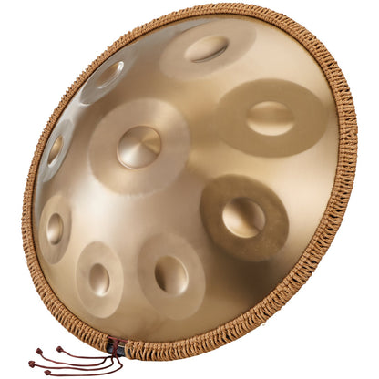 Handpan Trumma 22 in 9 Notes D Minor Steel Handtrumma med klubbor för vuxna