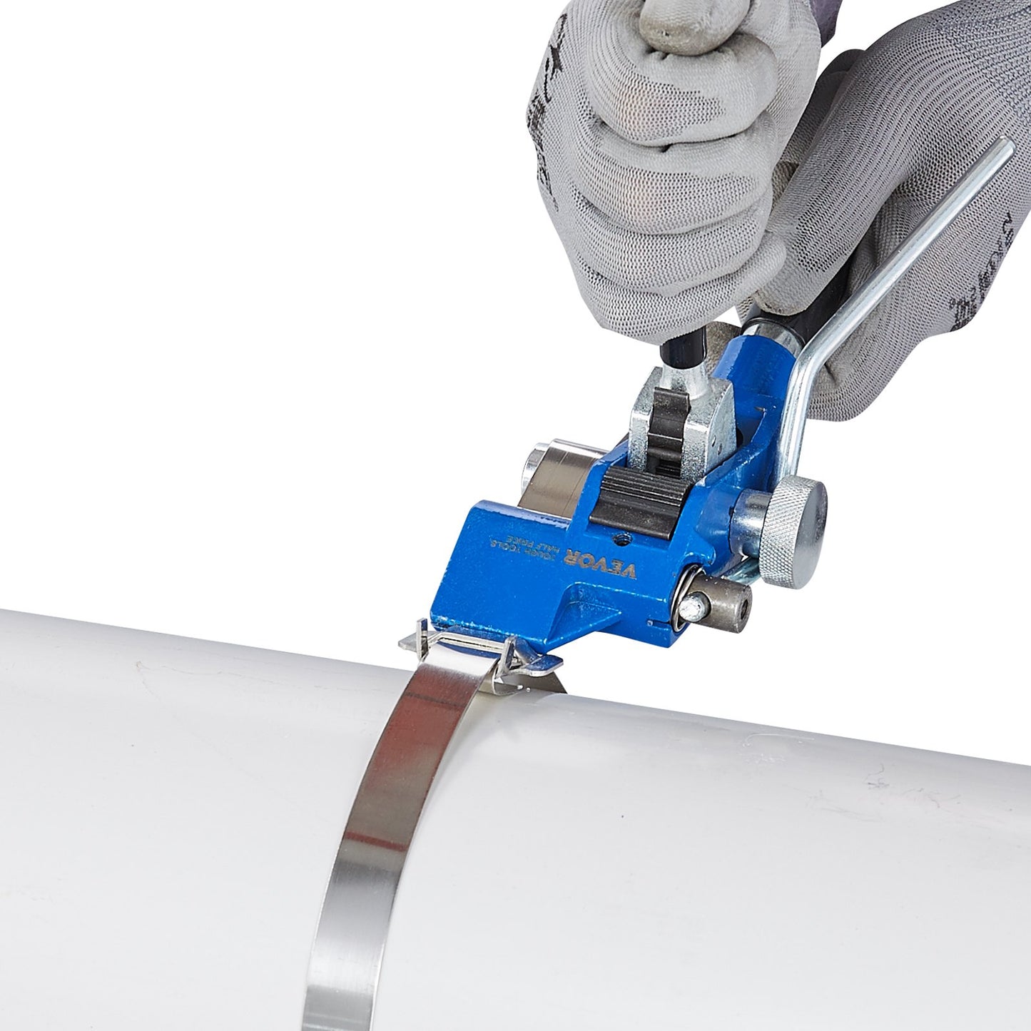 Banding Banding Kit med bandspännare verktyg, 100 ft Längd 304 Rostfritt stål banding, 100 metalltätningar, Pall Packaging Band Banding Kit, Banding Packaging Banding för packning