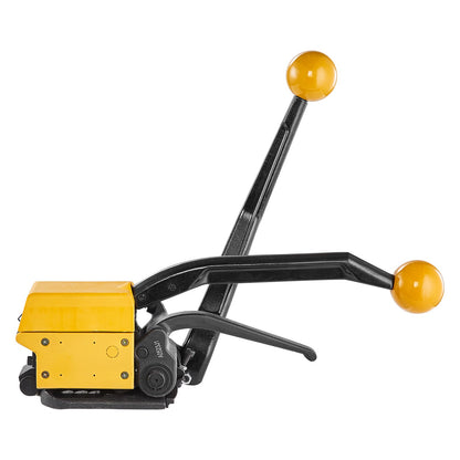 Steel Strapping Tool for 1/2"-3/4" Width, 3-in-1 (Stretcher, Presser, Cutter) Manual Belt Packaging Strapping Machine Packaging Metal Steel Strapping Strapping Tool Machine for Stainless Steel Straps