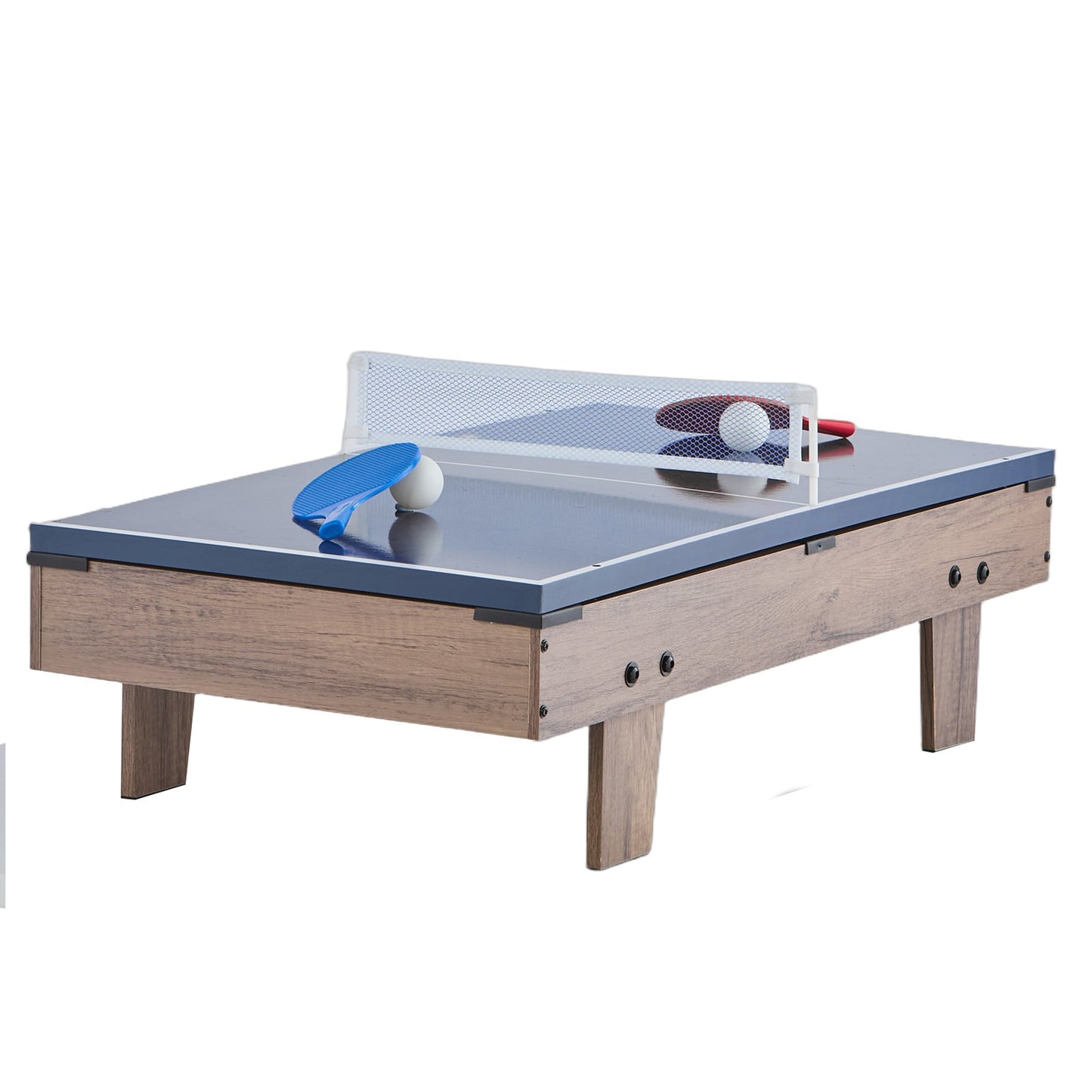 82 cm Air Hockey Table 4-in-1 Combo Game Table Football Ping Pong Billiards
