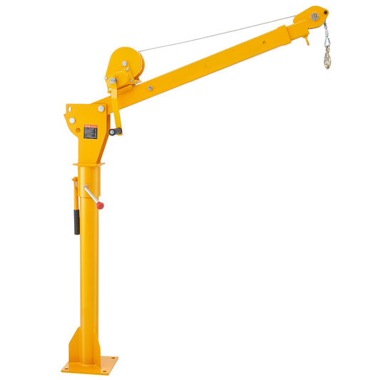 Pickup Lastbil Kran lyftkran 1100 lbs med manuell vinsch 360° hisslyft