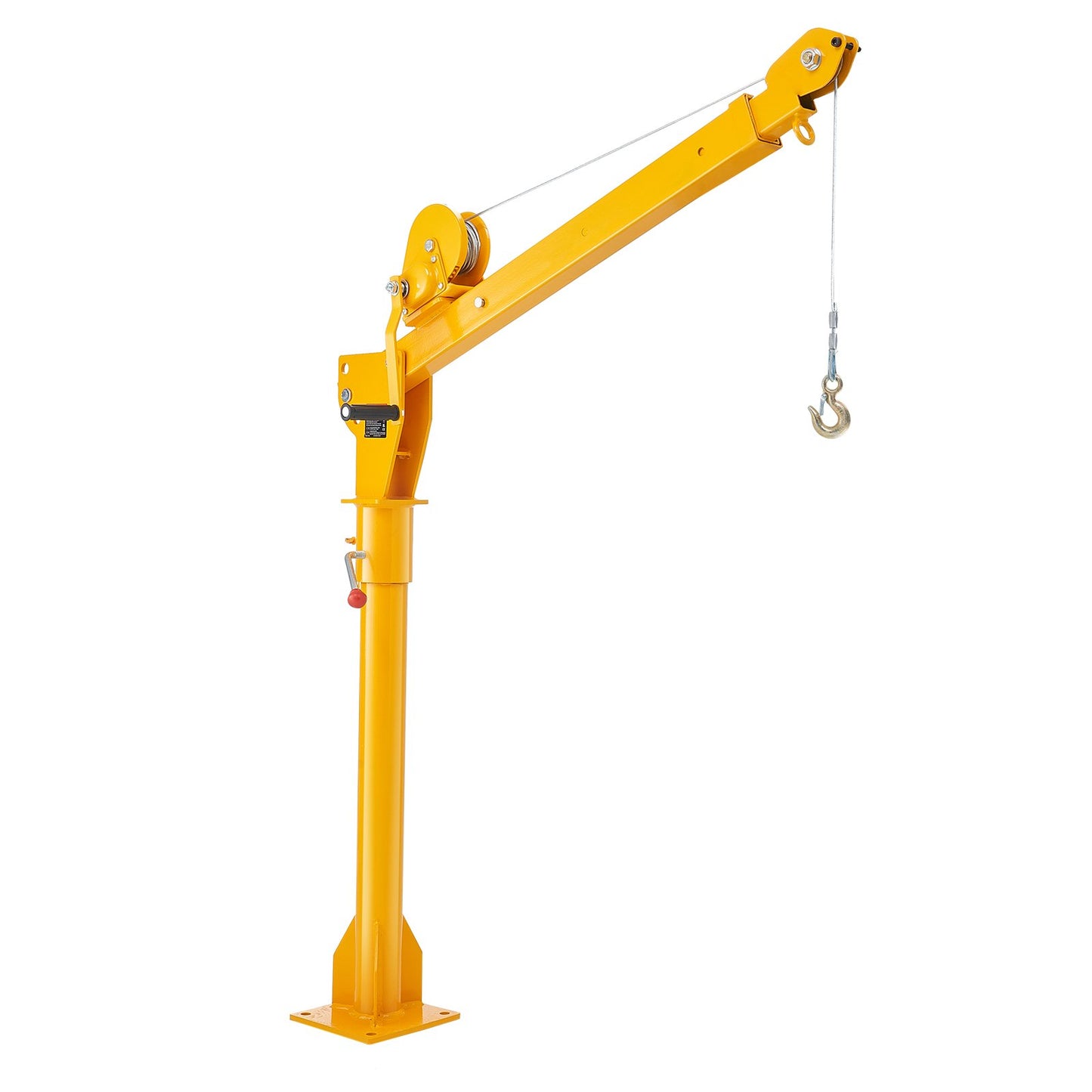 Pickup Lastbil Kran lyftkran 1100 lbs med manuell vinsch 360° hisslyft