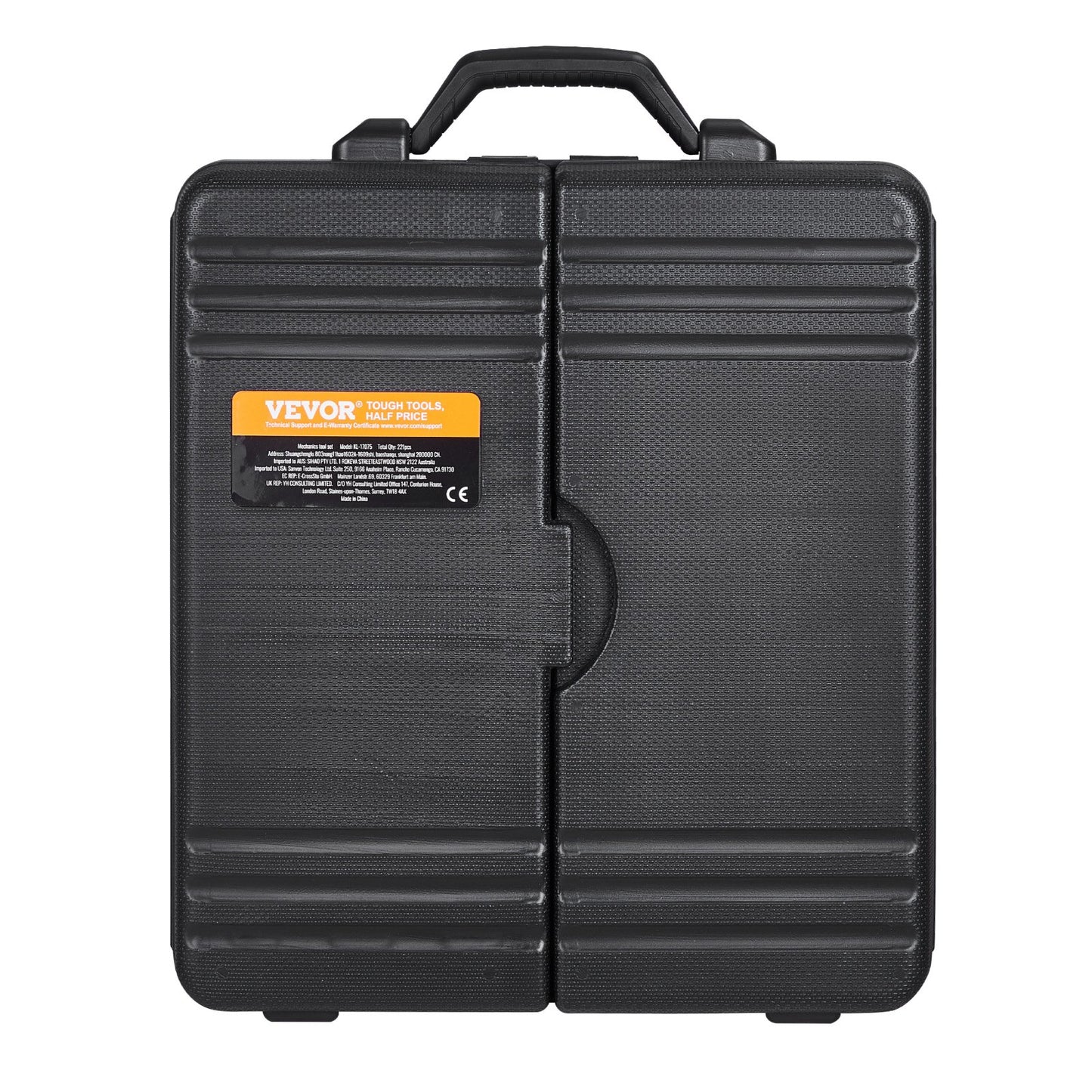 221-piece mechanics tool set 1/4" and 3/8" drive sockets SAE and metric