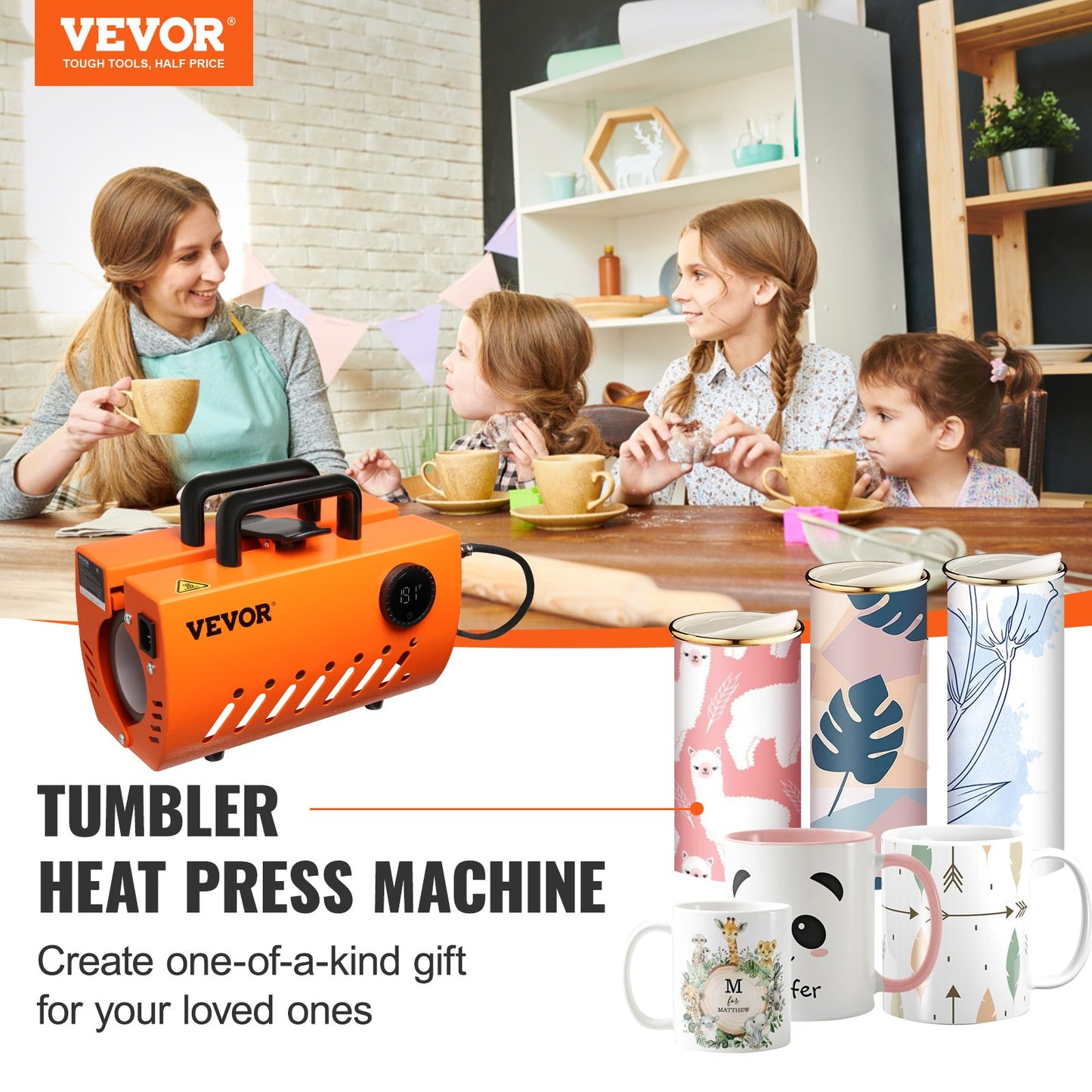 Mugg Värmepress Tumbler Värmepress Maskin Sublimering Ämnen 11-15oz 30oz