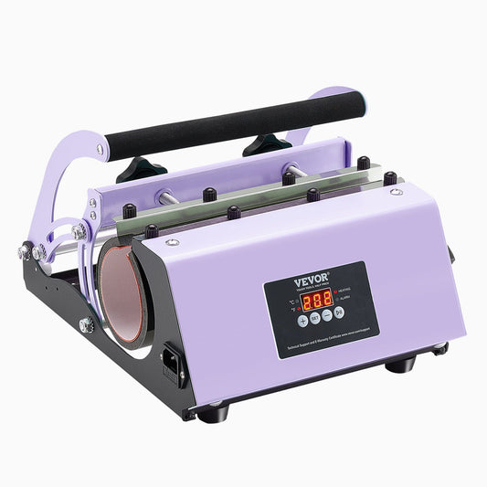 Tumbler Heat Press Machine 11-30oz Mugg Press Sublimation Tumblers Lila