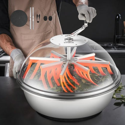 knoppbladsskåltrimmer, 600 mm manuell knopptrimmer, med vassa blad i rostfritt stål, visuell skärning, våt- och torrskärmaskin för hydroponisk skärning, vriden spinnskärning för växter, blad, knoppar och blommor |  EU