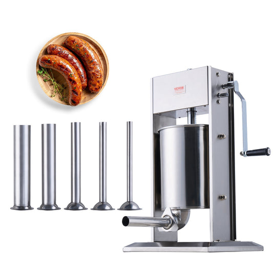 Manual Sausage Stuffer 10 L Vertical Sausage Maker 304 Stainless Steel