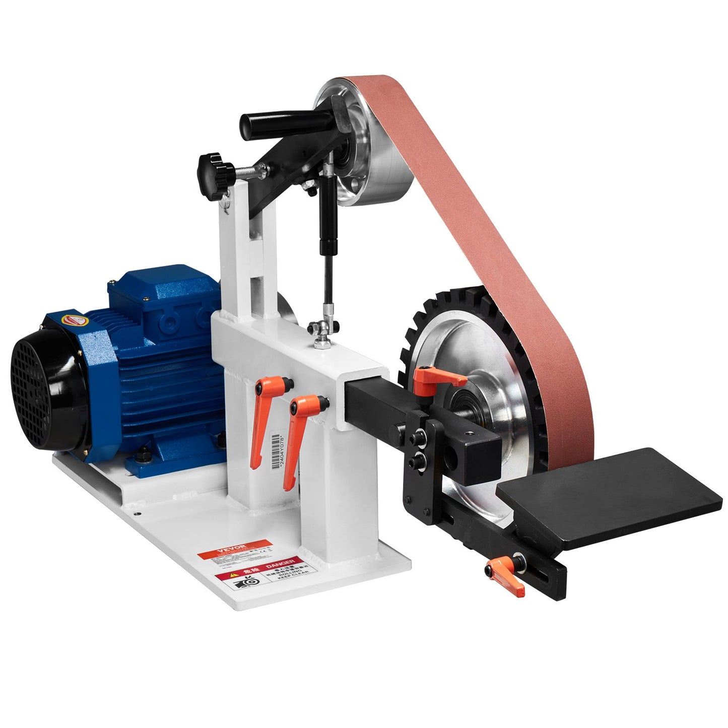 Bandschleifer 72 x 2 Zoll, variable Geschwindigkeit mit VFD, 3 Schleifbacken
