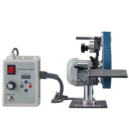Bandslipmaskin 30 x 1-tums variabel hastighet med VFD 2 slipformar