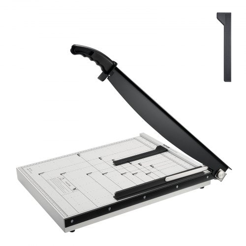pappersskärare, giljotintrimmer, 18" klipplängd, kapacitet 20 ark, kraftig giljotinpapperskärare med skyddsräcke/bladlås för kartong/kartong, papperstrimmer för hemmakontorsskola |  EU