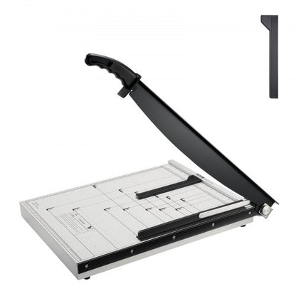 pappersskärare, giljotintrimmer, 18" klipplängd, kapacitet 20 ark, kraftig giljotinpapperskärare med skyddsräcke/bladlås för kartong/kartong, papperstrimmer för hemmakontorsskola |  EU