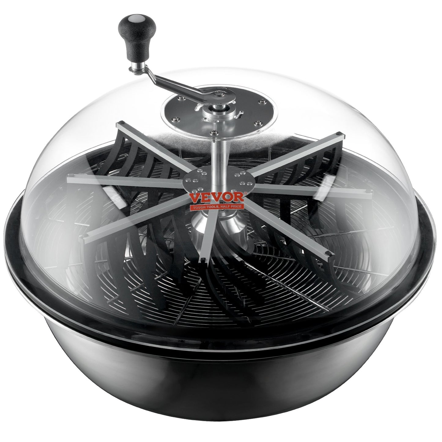 Leaf Bowl Trimmer, 24-inch Trimmer Bowl, Manual Bud Trimmer with Stainless Steel Blade for Twisted Spinning Cut, Clear Visibility Dome and Hand Pruner Included, for Cutting Leaves, Buds, Flowers
