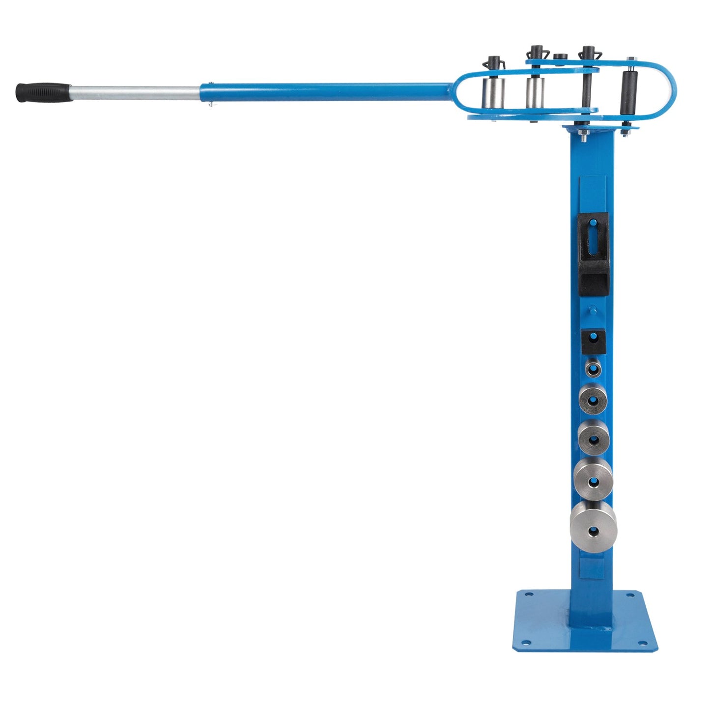 YP-38 Metal Bender 1"-3" Flat Bar Square Rod Böjning 7 Dies med golvstativ