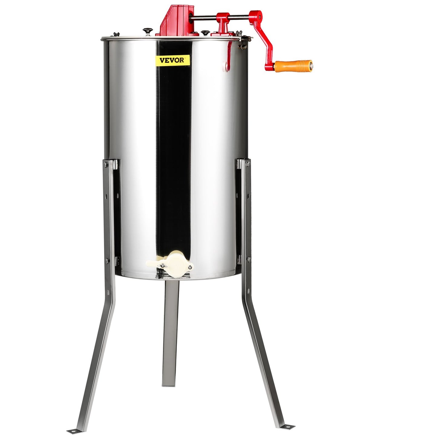 Honey extractor manual honey extractor 3 frames honey spinner extractor beekeeping extraction stainless steel honeycomb drum spinner with lid