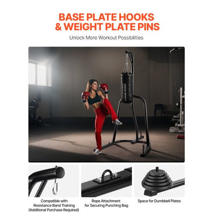Heavy Duty Punching Bag Frame Boxing Rack Steel For Gym Fitness | EU