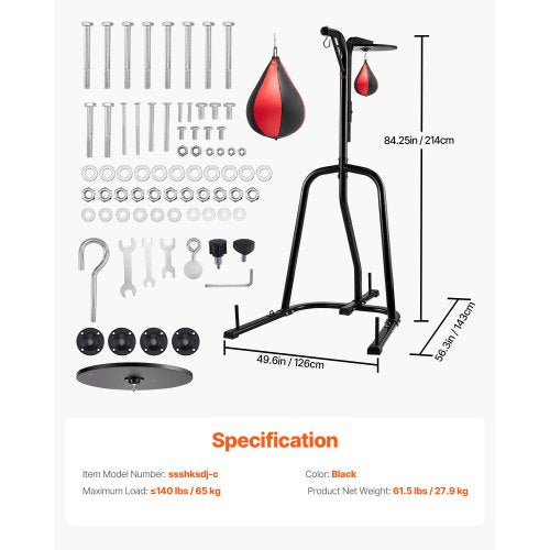2 i 1 Heavy Duty boxningssäck Ram Boxning Stansning Fitnessställ Stål |  EU