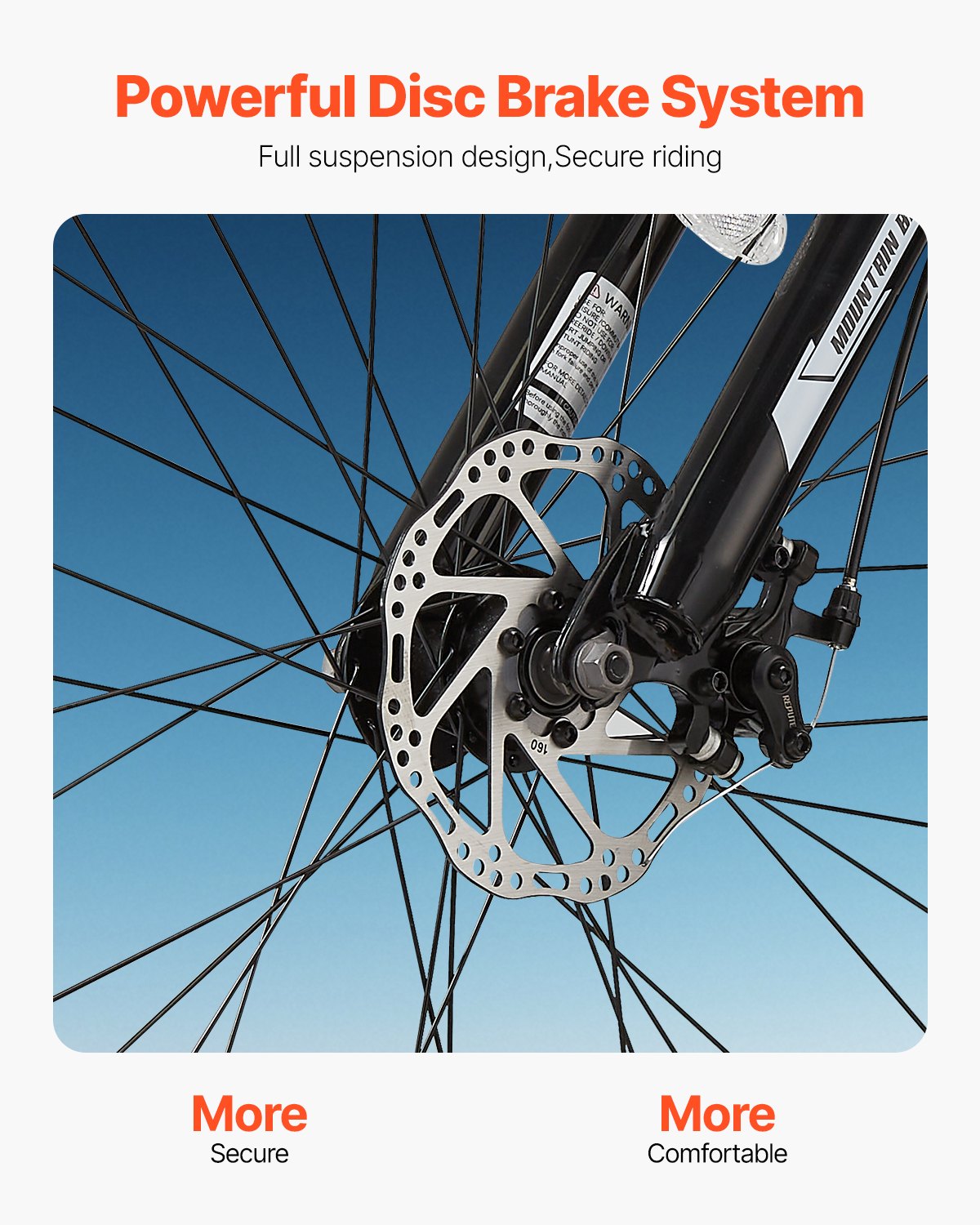 29" Mountain Bike MTB Bicycle Shimano 21-speed front suspension disc brake