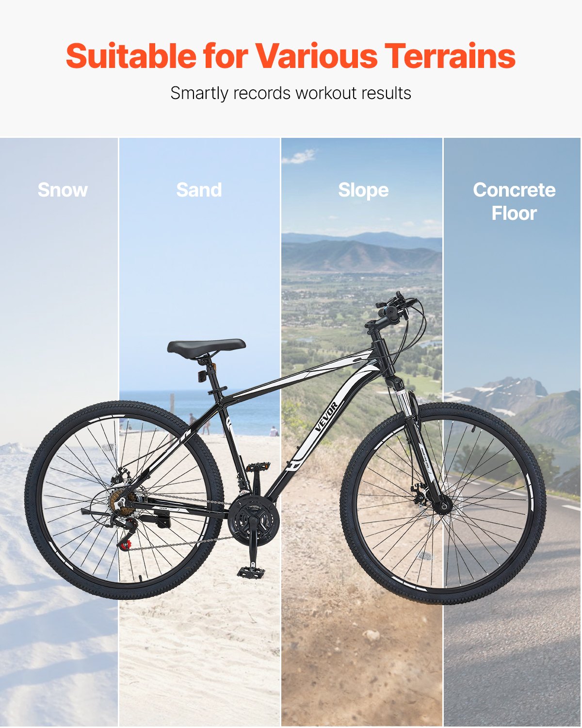 29" Mountain Bike MTB Bicycle Shimano 21-speed front suspension disc brake