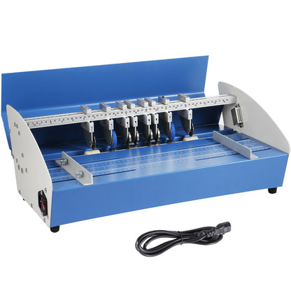 20,5-tums 520 mm elektrisk veckmaskin 3 i 1 pappersvikare Perforeringsprickning Heavy Duty Elektrisk rullning av metall för papperskortboksättning