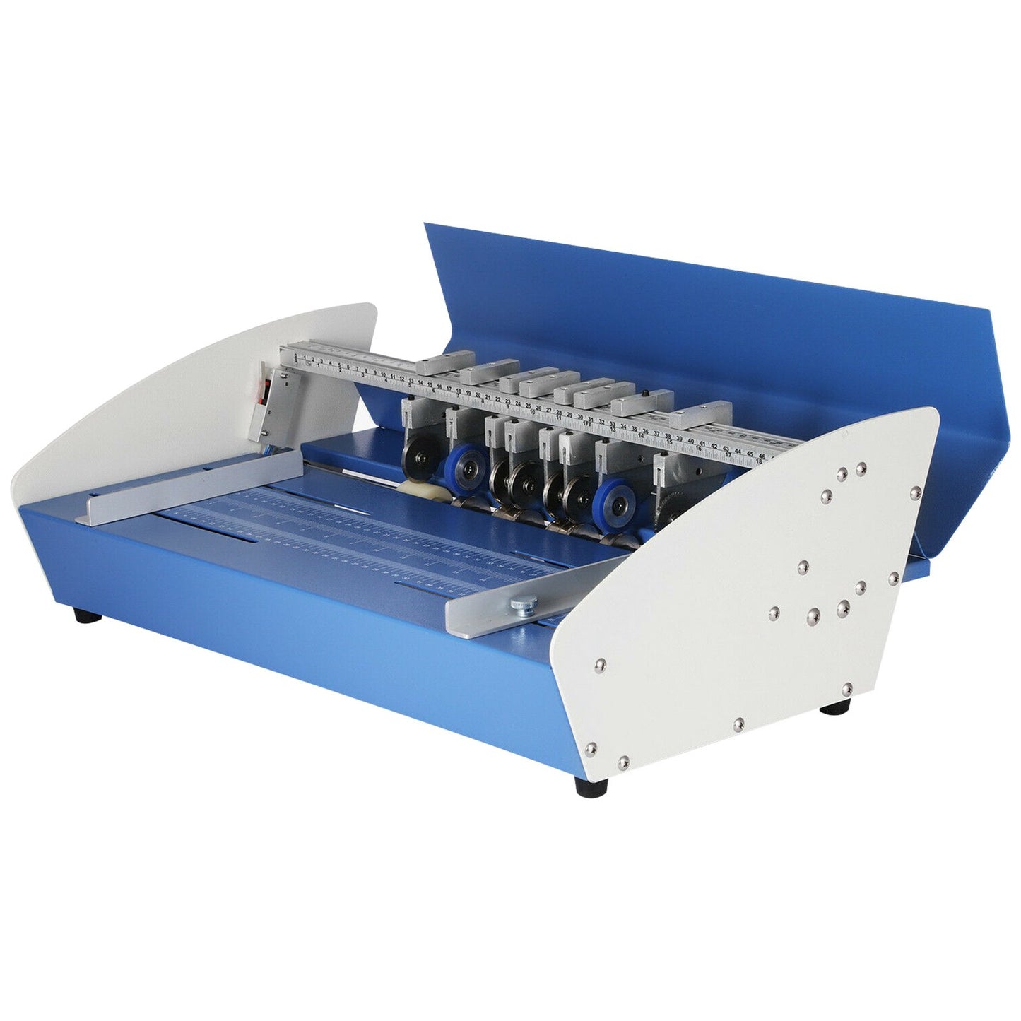 20,5-tums 520 mm elektrisk veckmaskin 3 i 1 pappersvikare Perforeringsprickning Heavy Duty Elektrisk rullning av metall för papperskortboksättning
