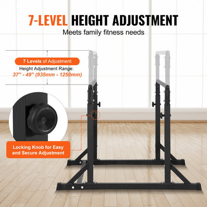 Dip Bar, 800 lbs kapacitet, Heave Duty Dip Stand Station med justerbar höjd, Fitness Workout Dip Bar Station Stabilisator Paralett Push Up Stand, parallella stänger för styrketräning Hemmagym