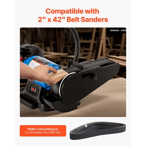 slipband, 50 mm x 1066 mm bandslipband, 6 st (vardera 36 40 60 80 100 120 blandade korn) kiselkarbid för knivslipning, metallbearbetning, kompositer, plastbehandling |  EU