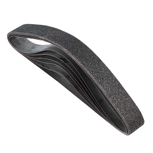 slipband, 50 mm x 1066 mm bandslipband, 6 st (vardera 36 40 60 80 100 120 blandade korn) kiselkarbid för knivslipning, metallbearbetning, kompositer, plastbehandling |  EU