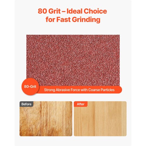 slipband, 152 mm x 1219 mm bandslipband, 10 st 80 grit aluminiumoxid för träbearbetning, stål, aluminium, icke-järnmetaller |  EU