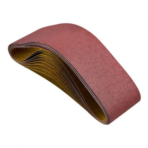 slipband, 152 mm x 1219 mm bandslipband, 10 st 80 grit aluminiumoxid för träbearbetning, stål, aluminium, icke-järnmetaller |  EU