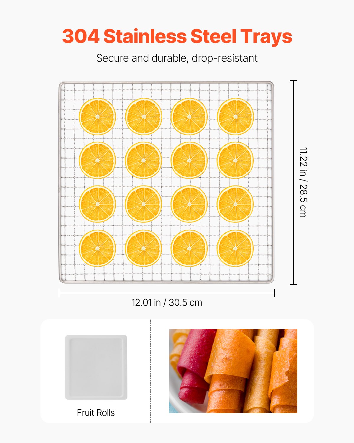 10 brickor mattorkarmaskin rostfritt stål 1000W Jerky frukttorkning