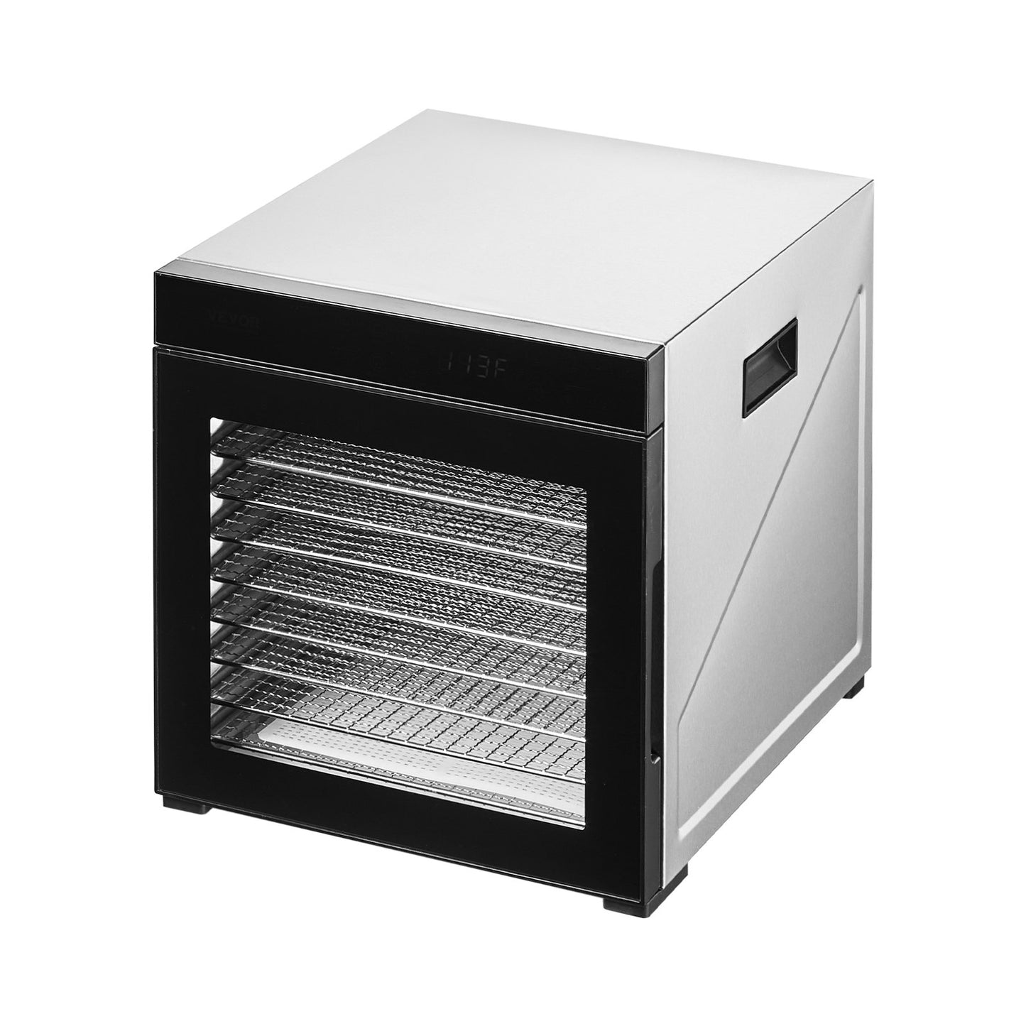10 brickor mattorkarmaskin rostfritt stål 1000W Jerky frukttorkning