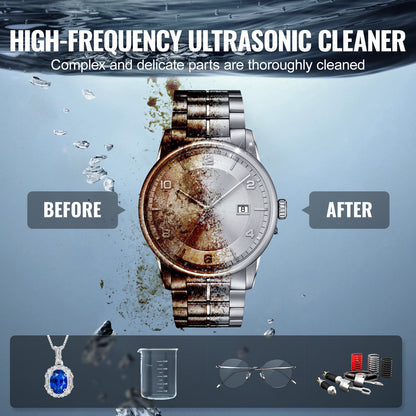 Ultrasonic Cleaner 30L cleaning machine with timer heater and basket 600W