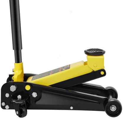 Low Profile Floor Jack 3 Ton Heavy Steel Single Kolv Hydraulpump
