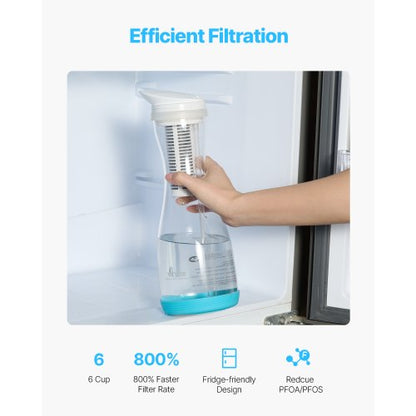 water filter jug 6 cups glass water filter jug 211 gallon