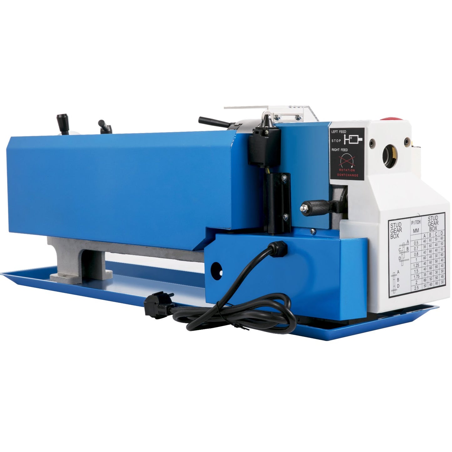 Mini Metal Lathe, 7"x14" Bench Metal Lathe, 550W Variable Speed 2250 RPM Metal Lathe, with 3-Jaw Chuck CNC Mini Lathe Machine, Precision Mini Lathe with Toolbox Digital Display for Metal Turning