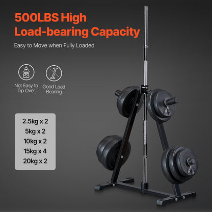 Weight Plate Stand Weight Plate Tree Home Gym Barbell Storage Rack 2 Inch