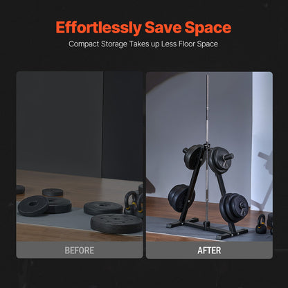 Weight Plate Stand Weight Plate Tree Home Gym Barbell Storage Rack 2 Inch