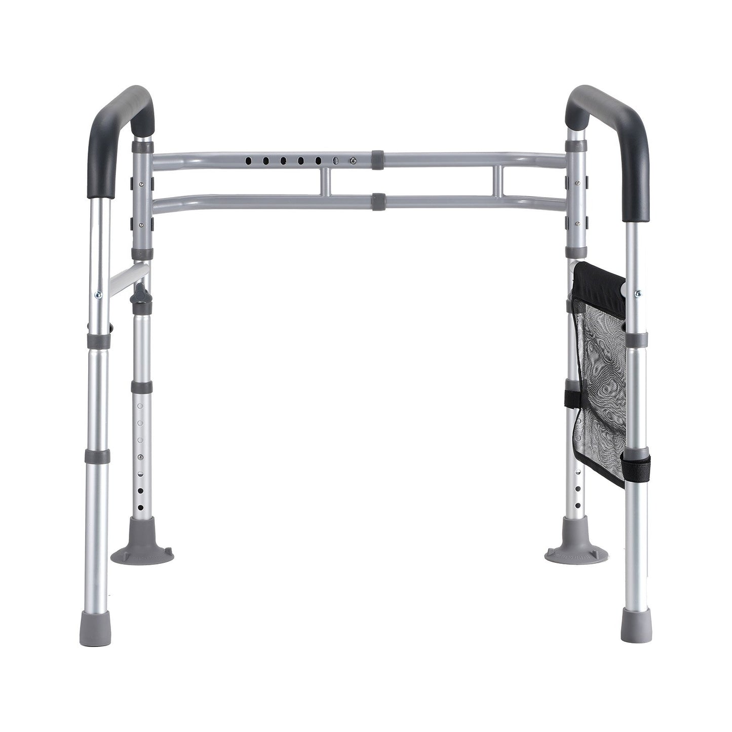 Foldable toilet rail Toilet rail with non-slip handles for seniors